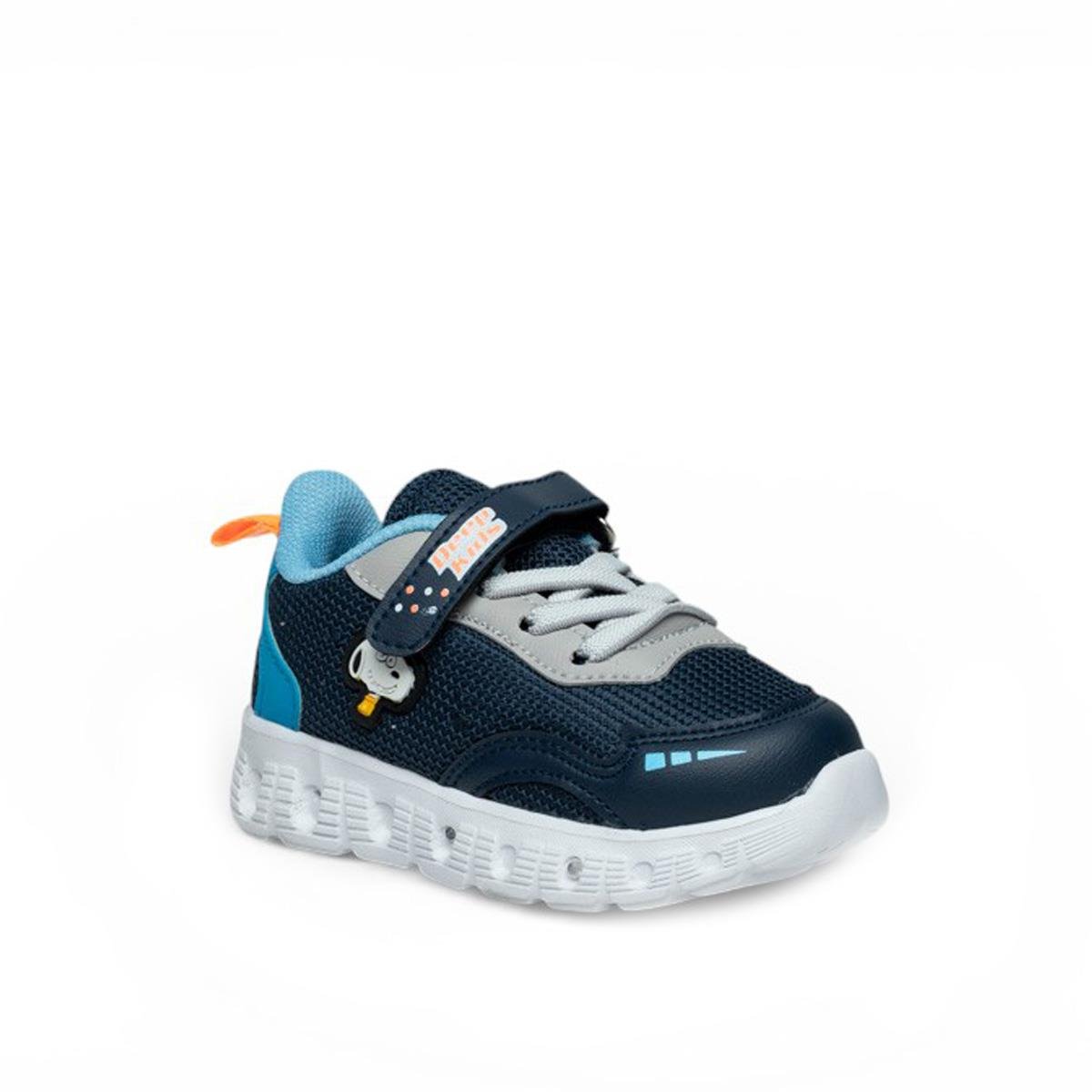 DeepDeep Bebe 015 Anorak Işıklı Lacivert B.mavi