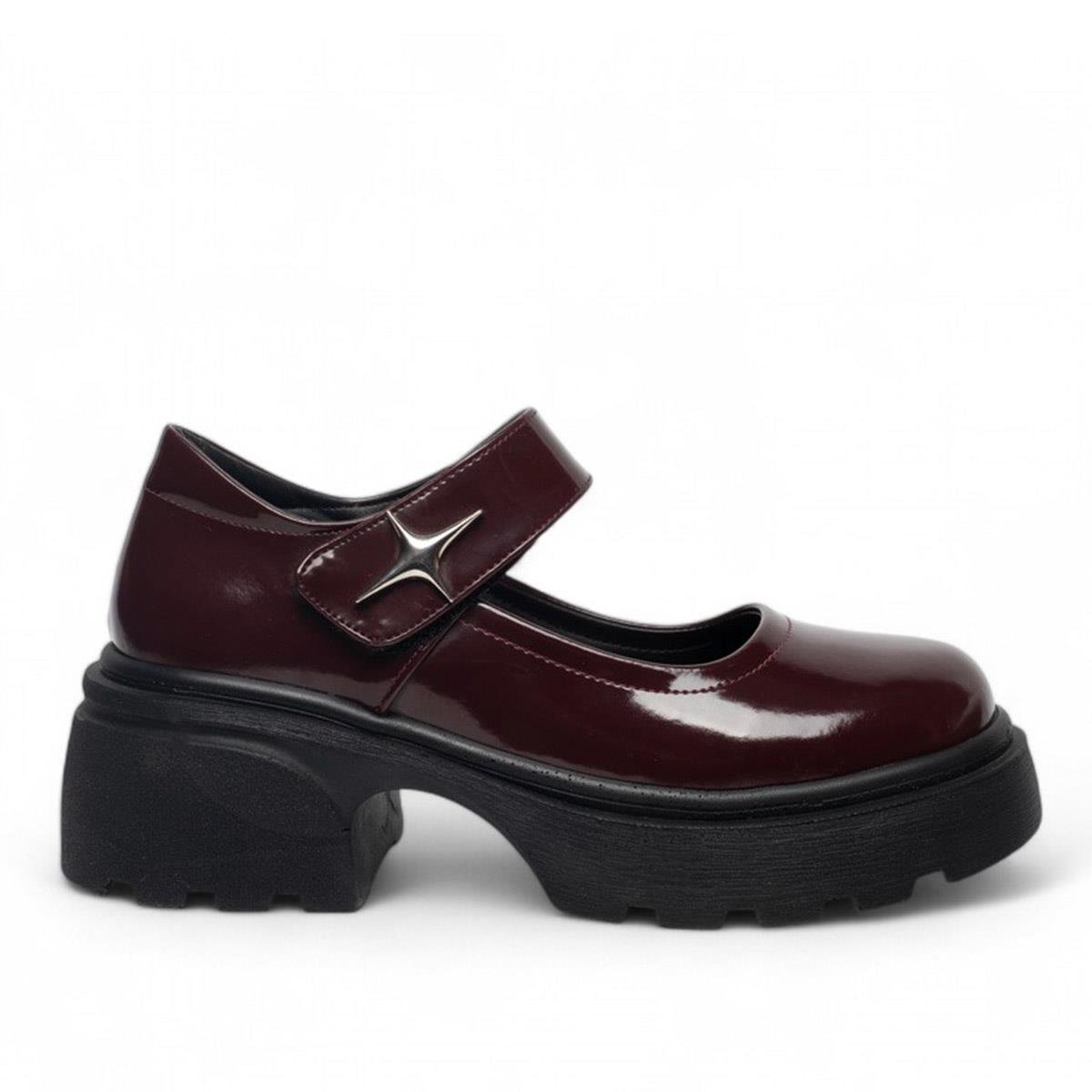 Diva ModDiva Mod Zenne Loafer Ayakkabı 2800 Rugan Bordo