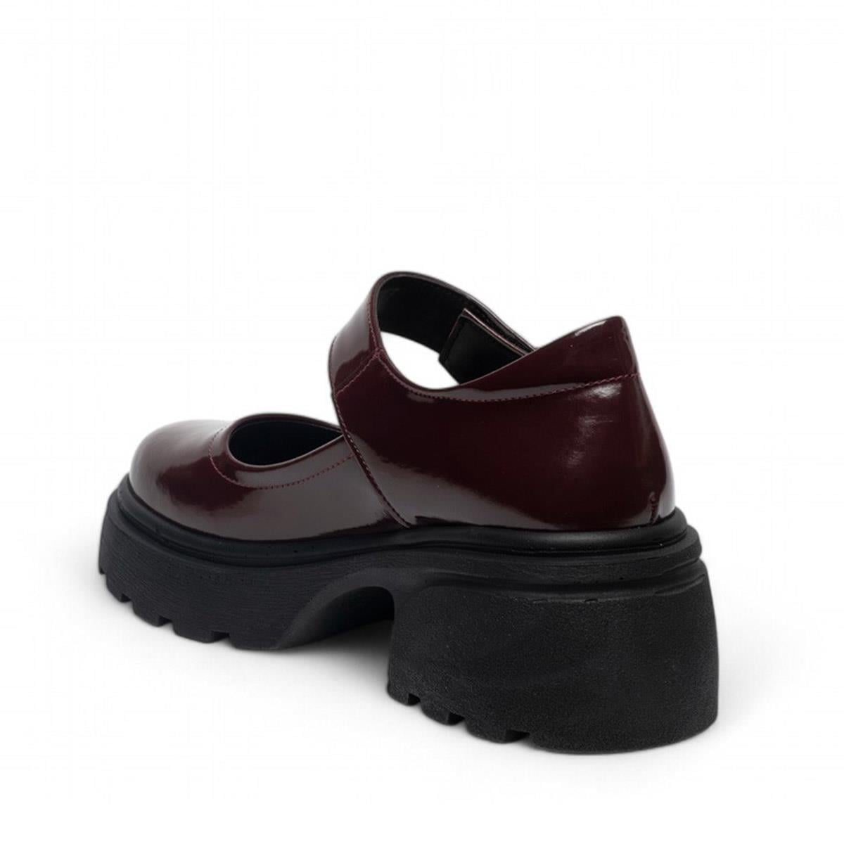 Diva ModDiva Mod Zenne Loafer Ayakkabı 2800 Rugan Bordo