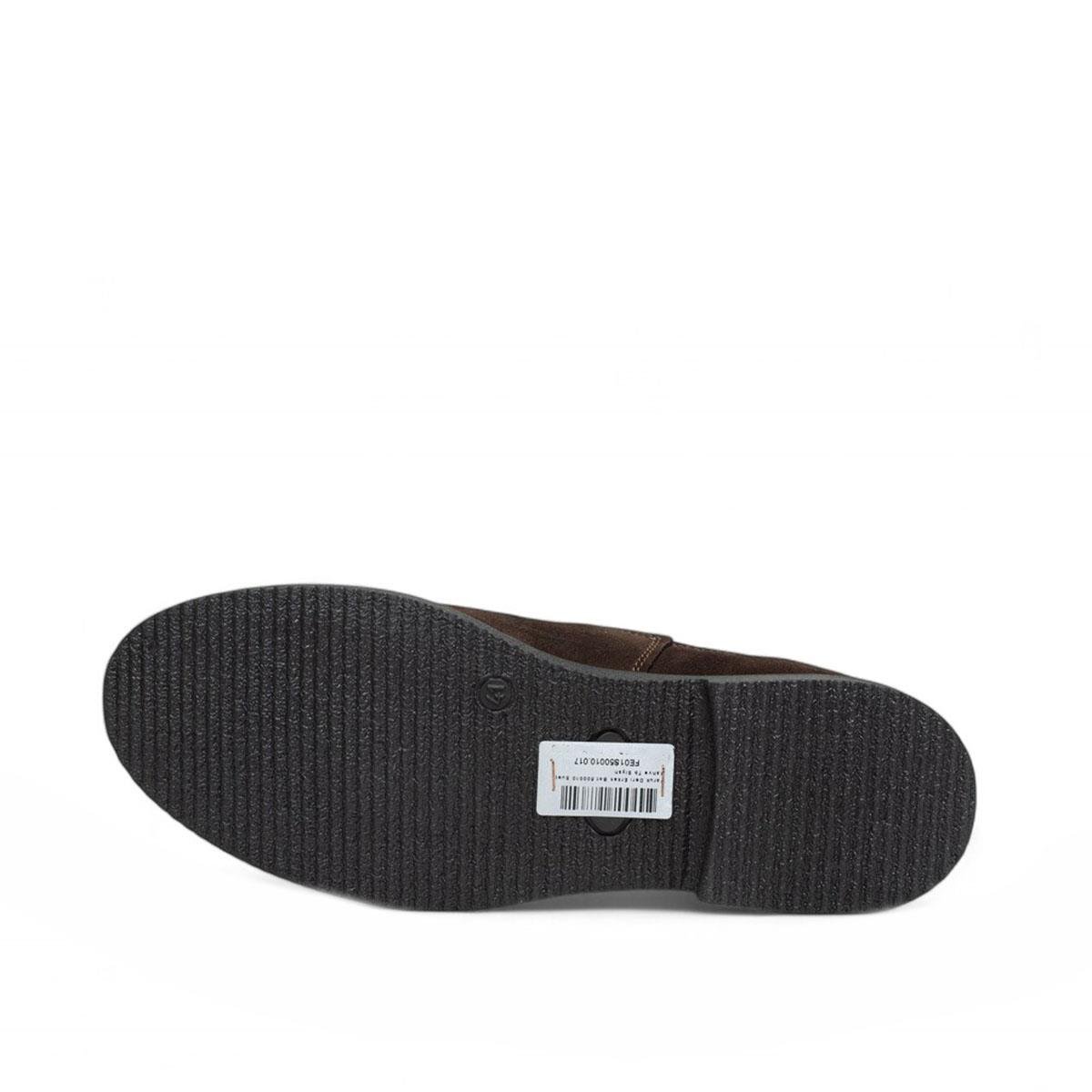 Faruk EnginFaruk Deri Erkek Bot 500010 Süet Kahve Tb Siyah