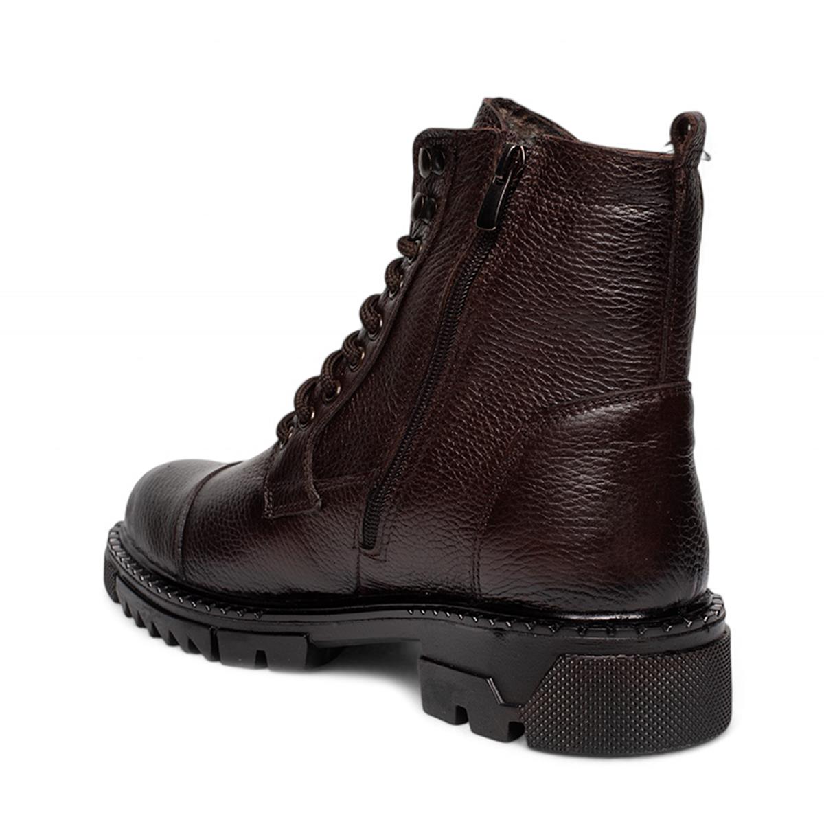 Faruk EnginFaruk Engin Deri Bot 208 Cilt Kahve Tb.Kauçuk