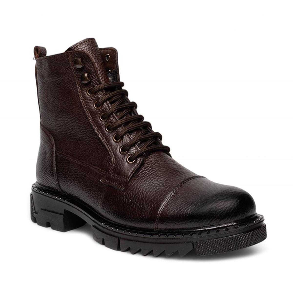 Faruk EnginFaruk Engin Deri Bot 208 Cilt Kahve Tb.Kauçuk