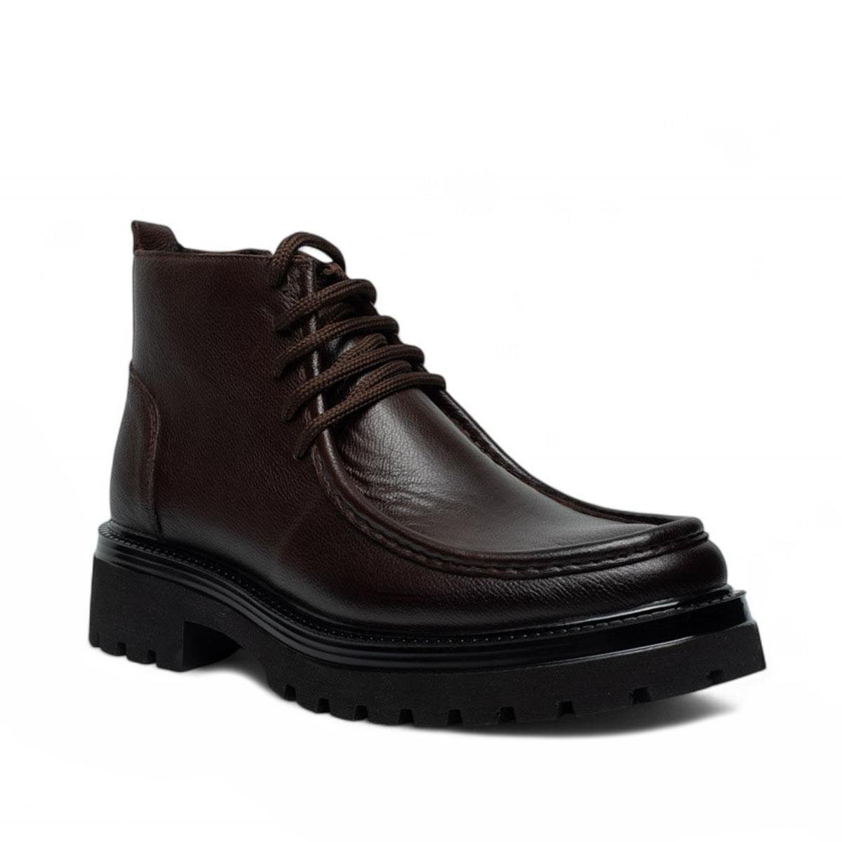 Faruk EnginFaruk Engin Deri Bot 215 Cilt Kahve Kalın Tb Poli