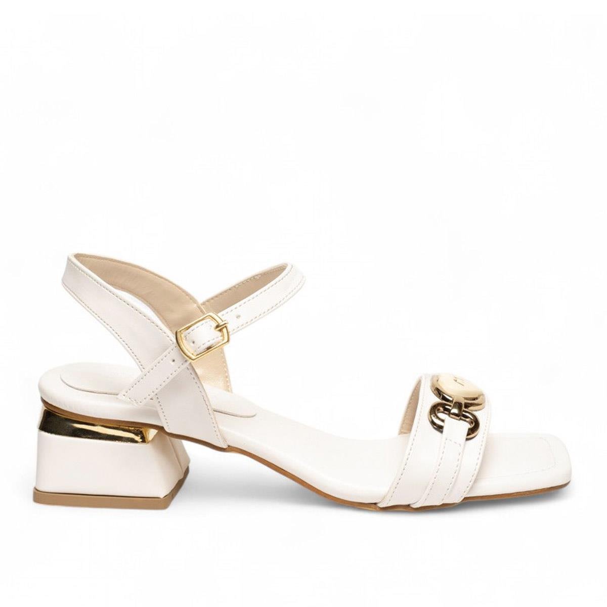 Genel MarkalarGenel Zenne Topuklu Sandalet 702 Cilt Beyaz