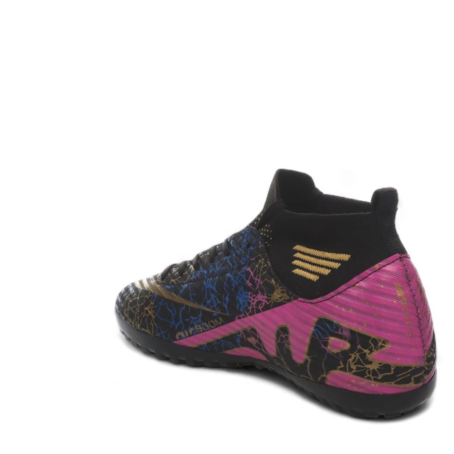 LaligaLaliga Erkek 565 Halı Saha Siyah Altin Desenli