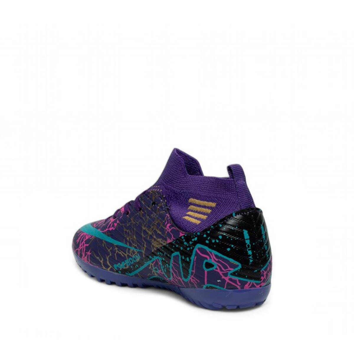 LaligaLaliga Filet 565 Halı Saha Mor Turkuaz Desen