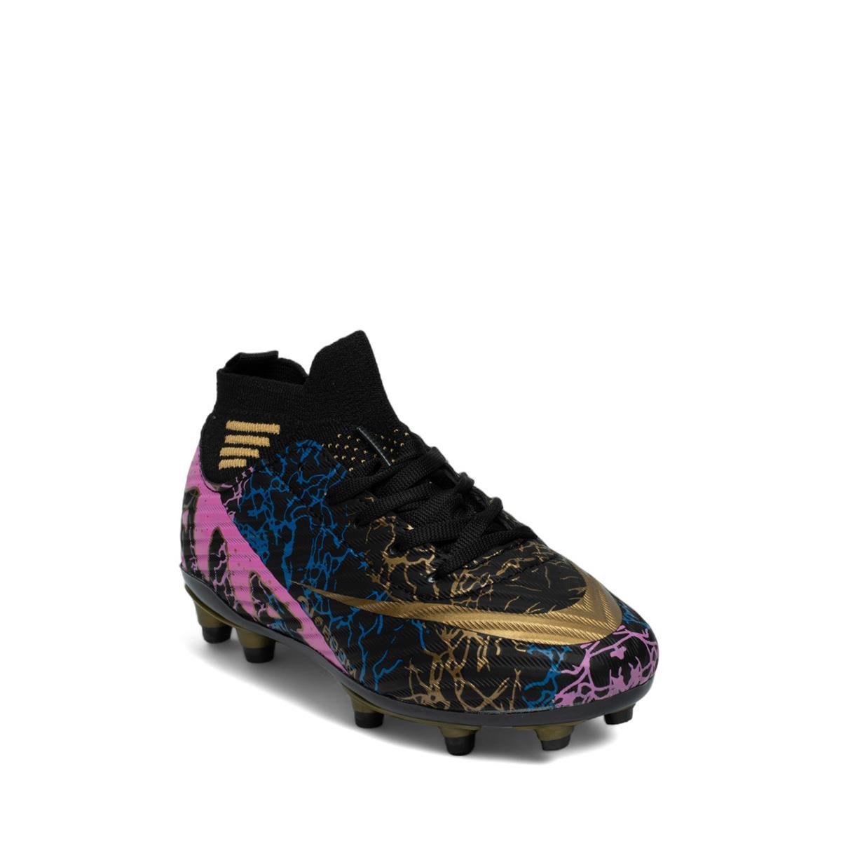 LaligaLaliga Filet 565 Krampon Siyah Altın Desenli