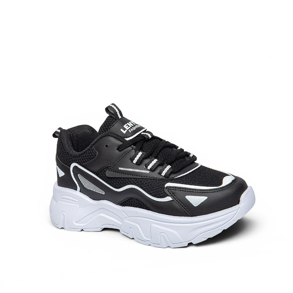 LentoLento Garson A-47 Anorak Siyah Beyaz