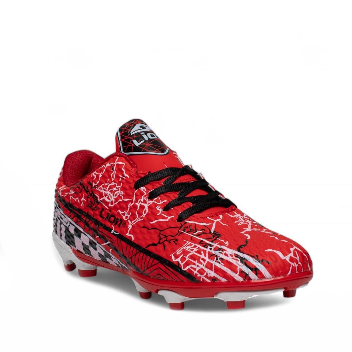 LionLion Erkek 624 Krampon Kırmızı Siyah
