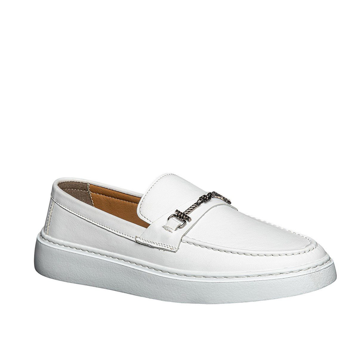 Moon ShoesMoon Shoes Erkek Deri 105 Cilt Beyaz Tb Beyaz