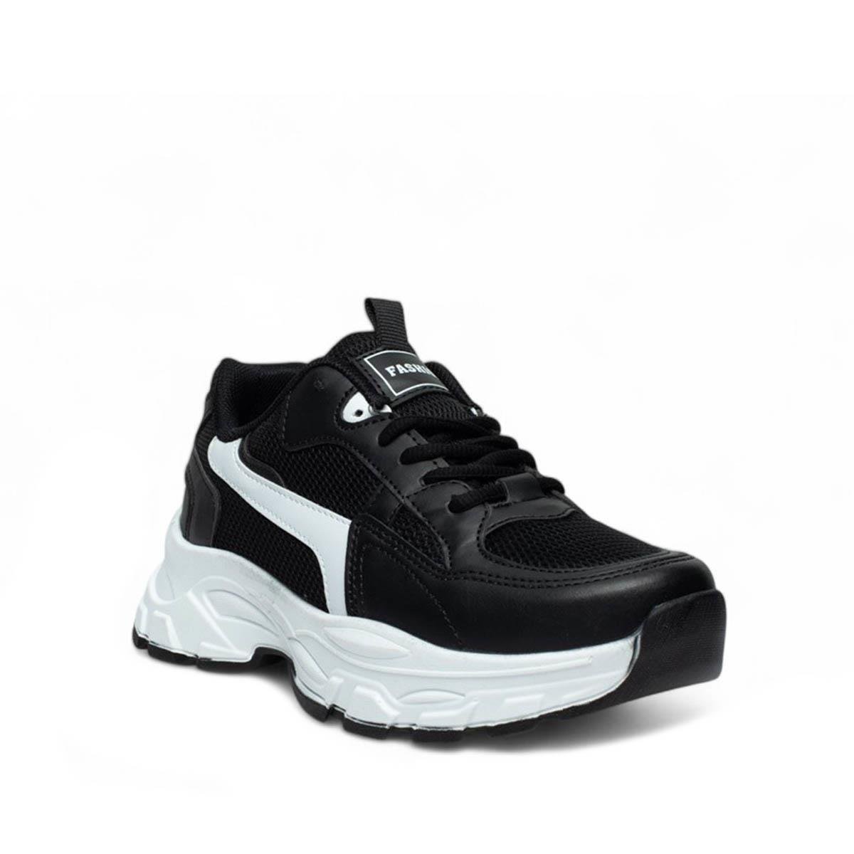 Queen StepQueen Step Zenne 9953-6 Anorak Siyah Beyaz Beyaz