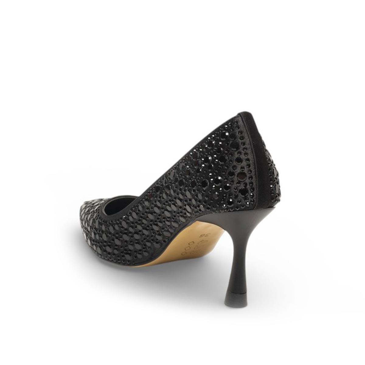 RenasRenas Zenne Abiye Stiletto Taş Detaylı 14890 Siyah