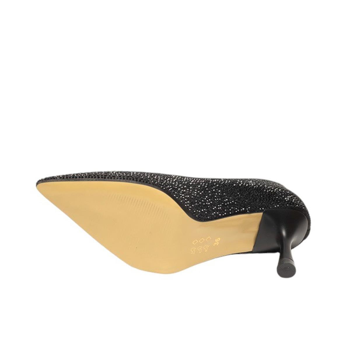 RenasRenas Zenne Abiye Stiletto Taş Detaylı 24890 Siyah