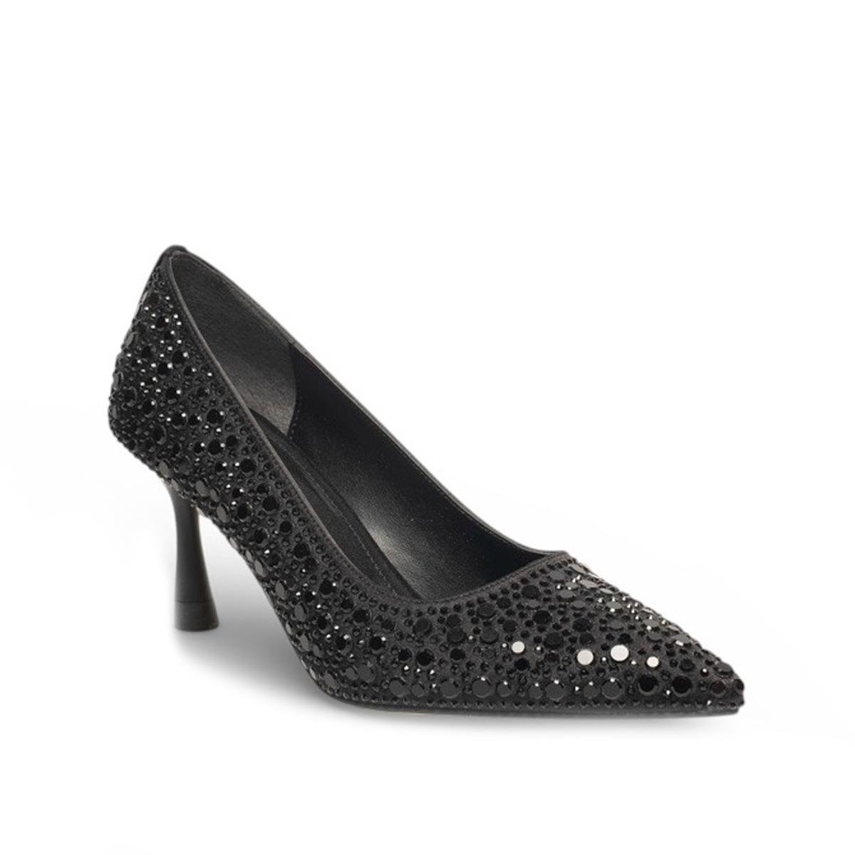RenasRenas Zenne Abiye Stiletto Taş Detaylı 14890 Siyah