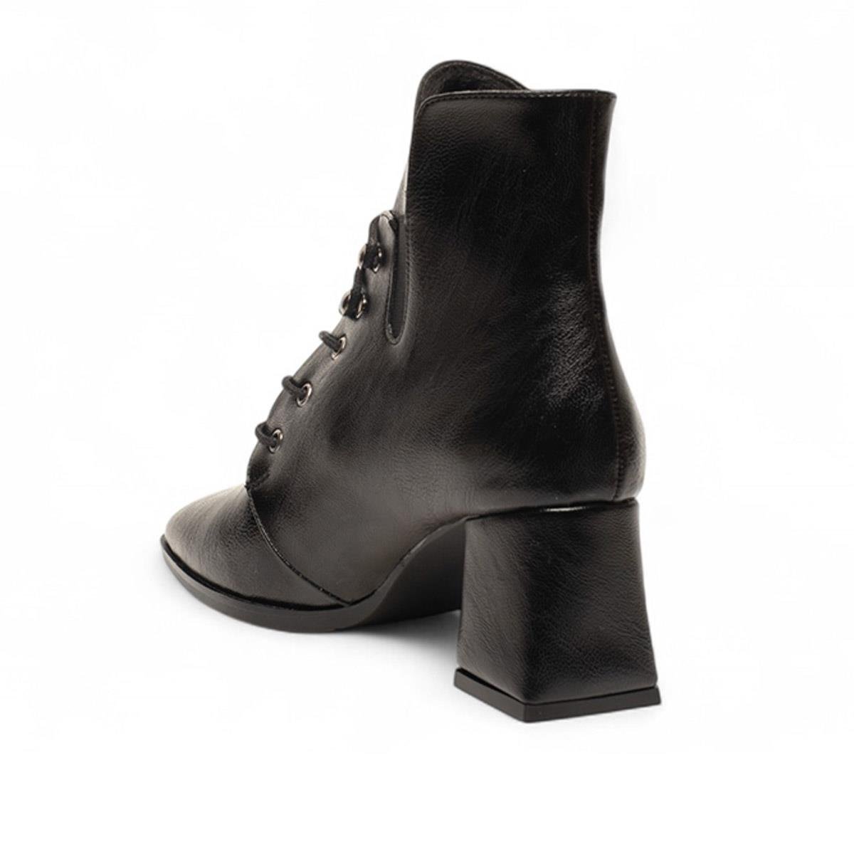 RenasRenas Zenne Bot Topuklu 3545 Cilt Siyah