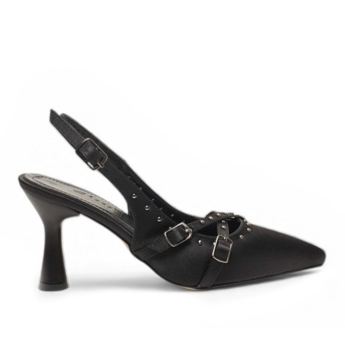 RenasRenas Zenne Stiletto 15687 Saten Siyah