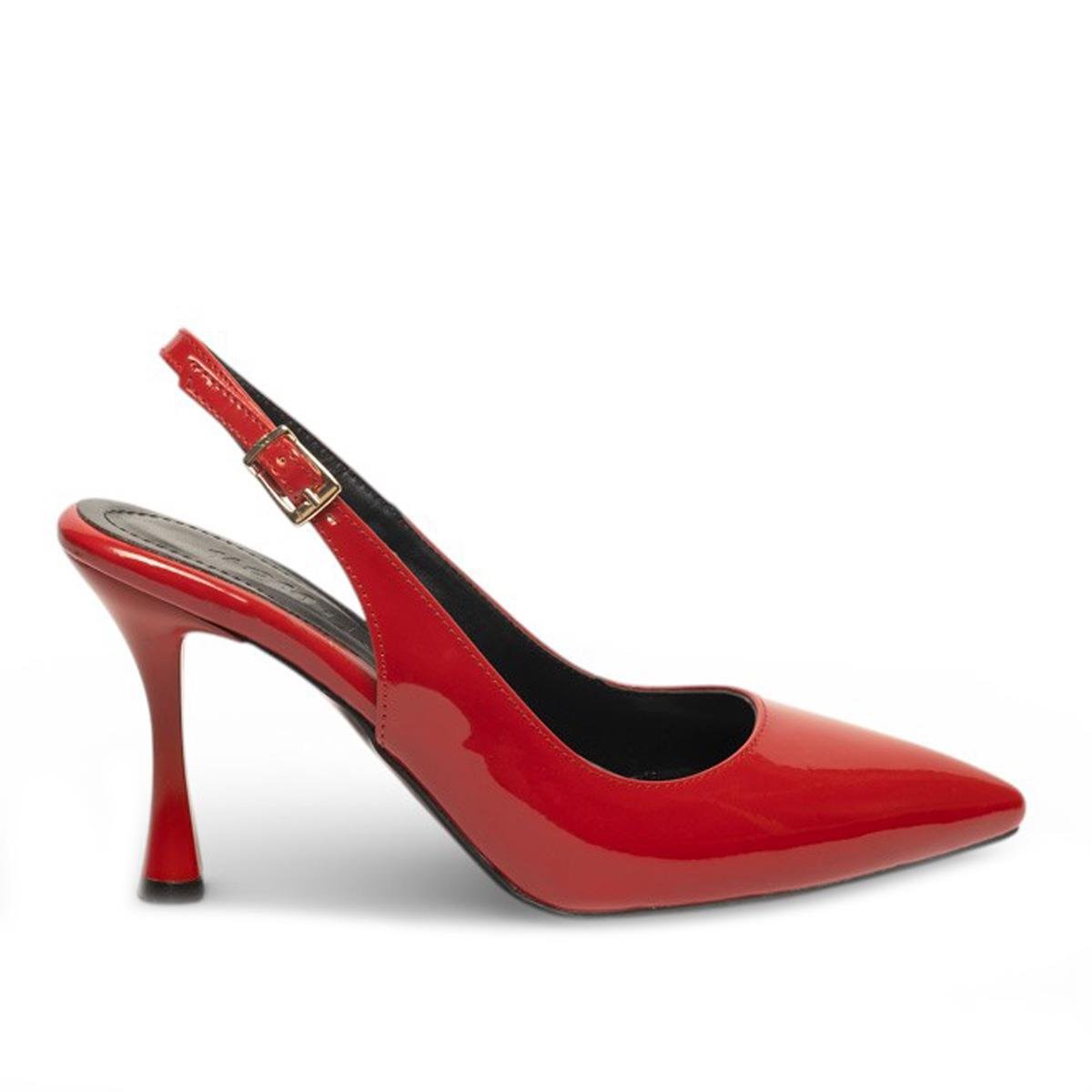 RenasRenas Zenne Stiletto 2193 Rugan Kırmızı