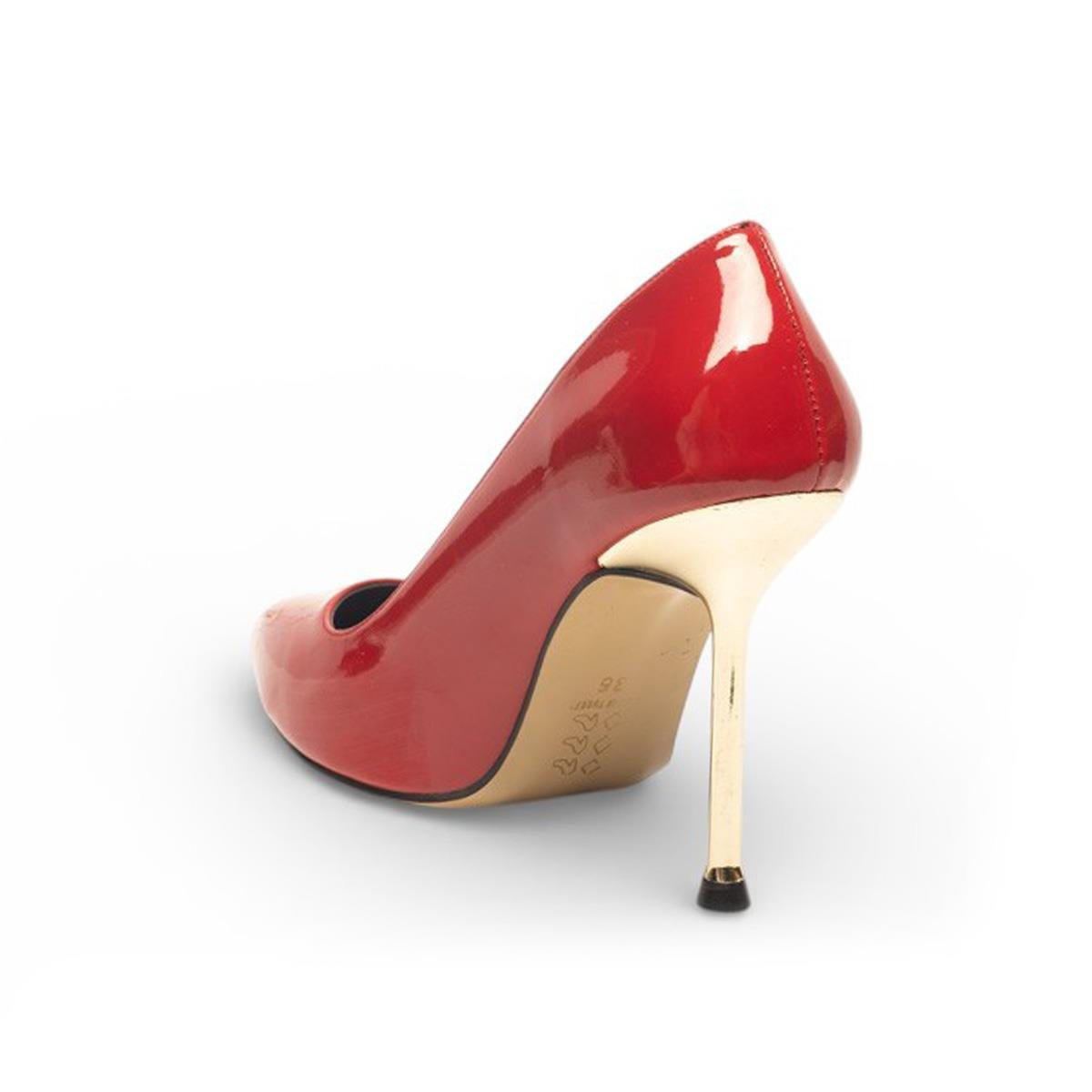 RenasRenas Zenne Stiletto 3297 Rugan Kırmızı