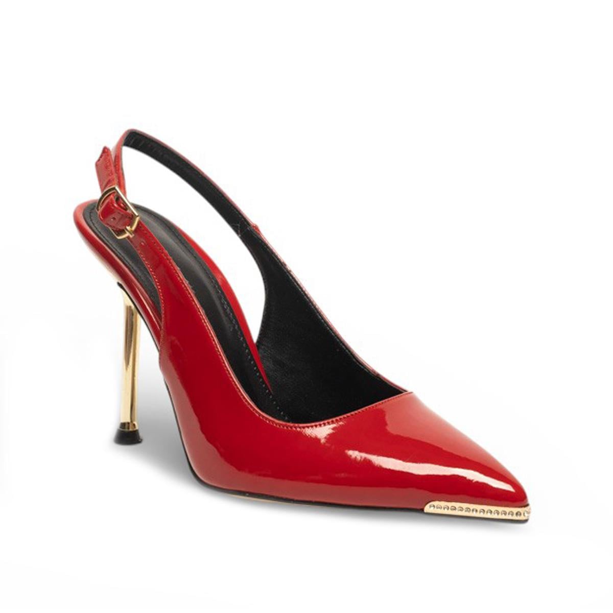 RenasRenas Zenne Stiletto 3304 Rugan Kırmızı