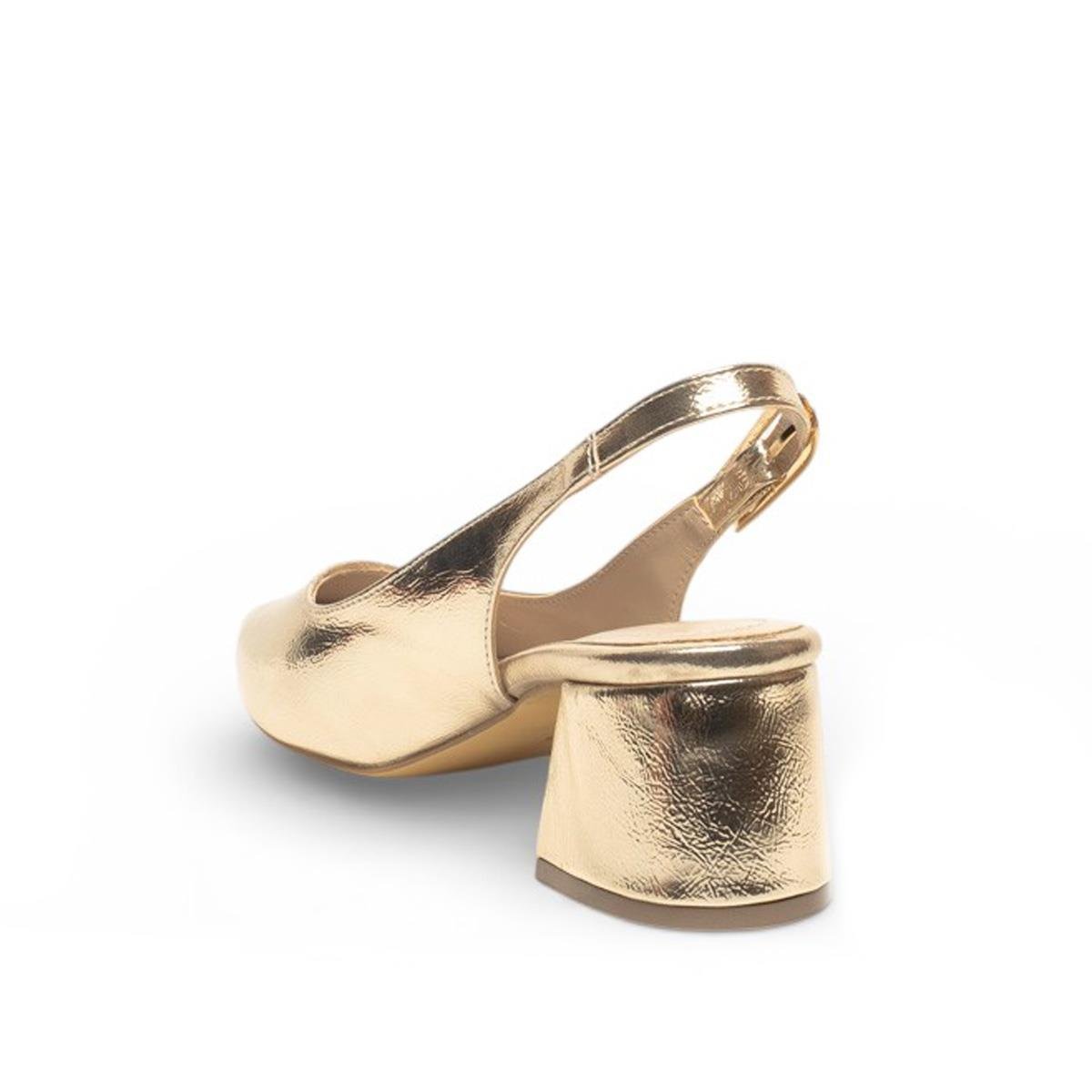 RenasRenas Zenne Topuklu Stiletto 51873 Metalik Altın