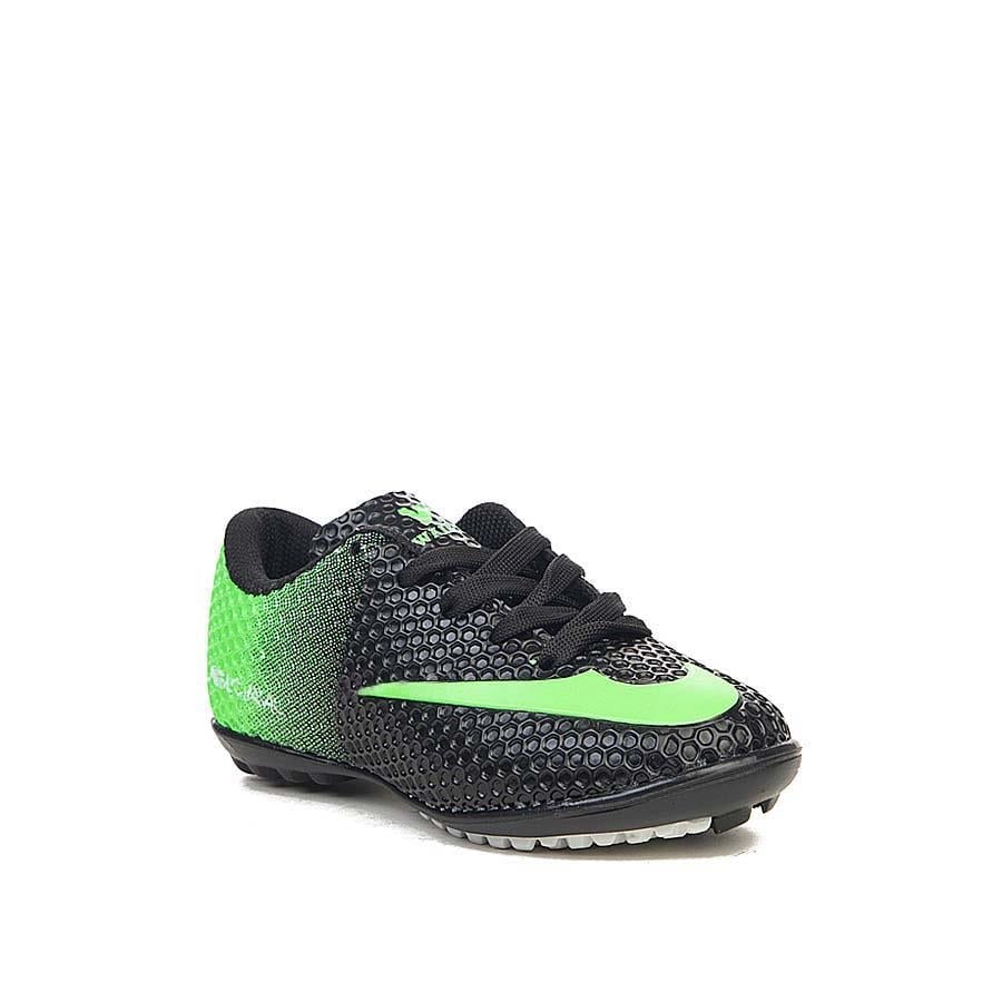 WalkedWalked Patik 401 Halı Saha Siyah yeşil