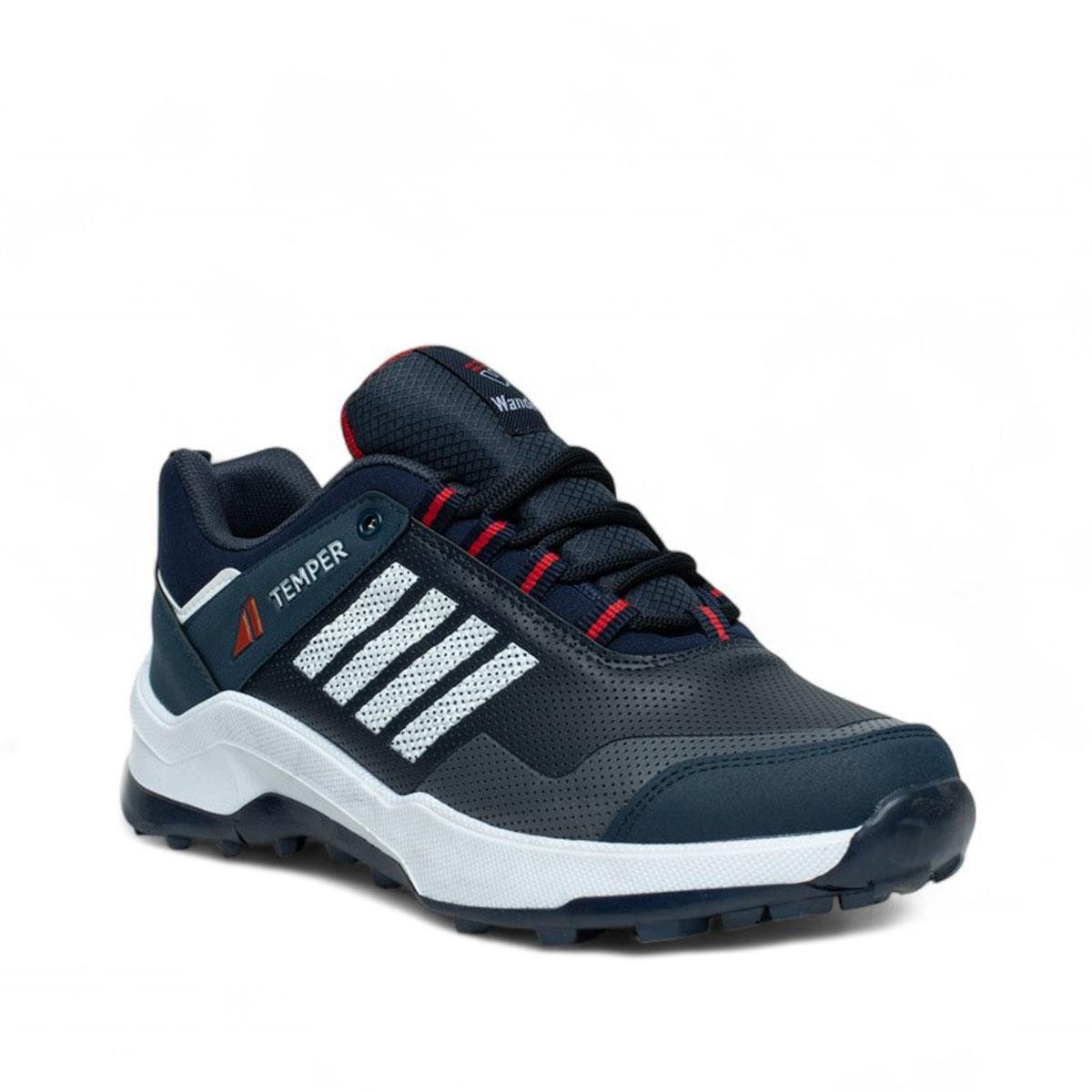 WanderfullWanderfull Erkek Trekking 4187 Cilt Laci Beyaz Kırmızı