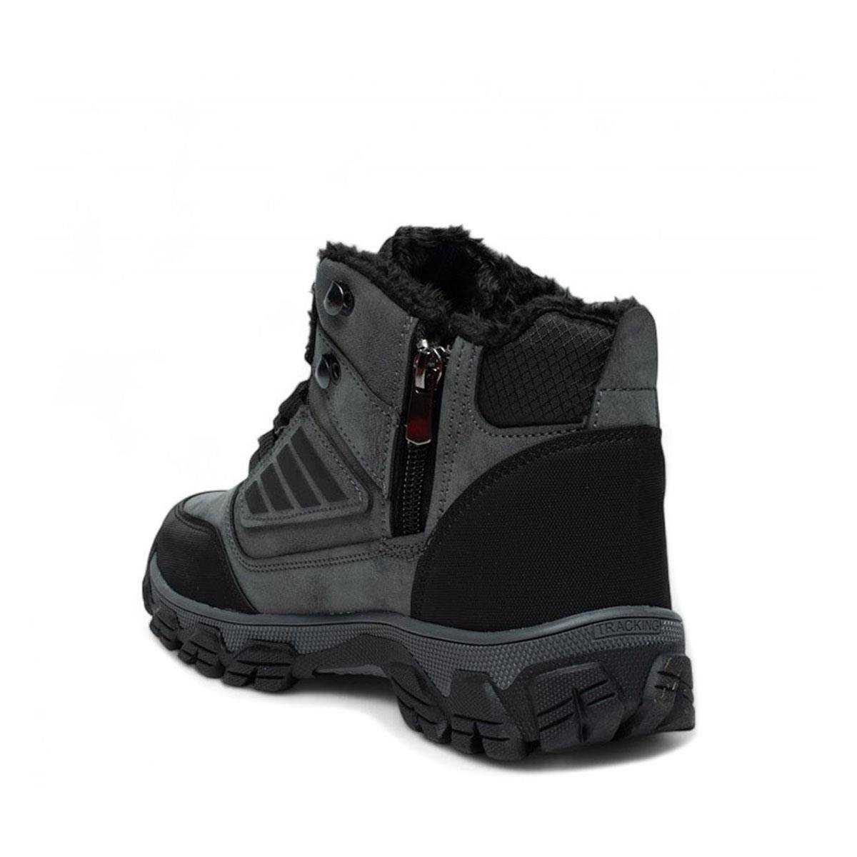 WanderfullWanderfull Garson Bot 3022 Cilt Füme Siyah Oranj