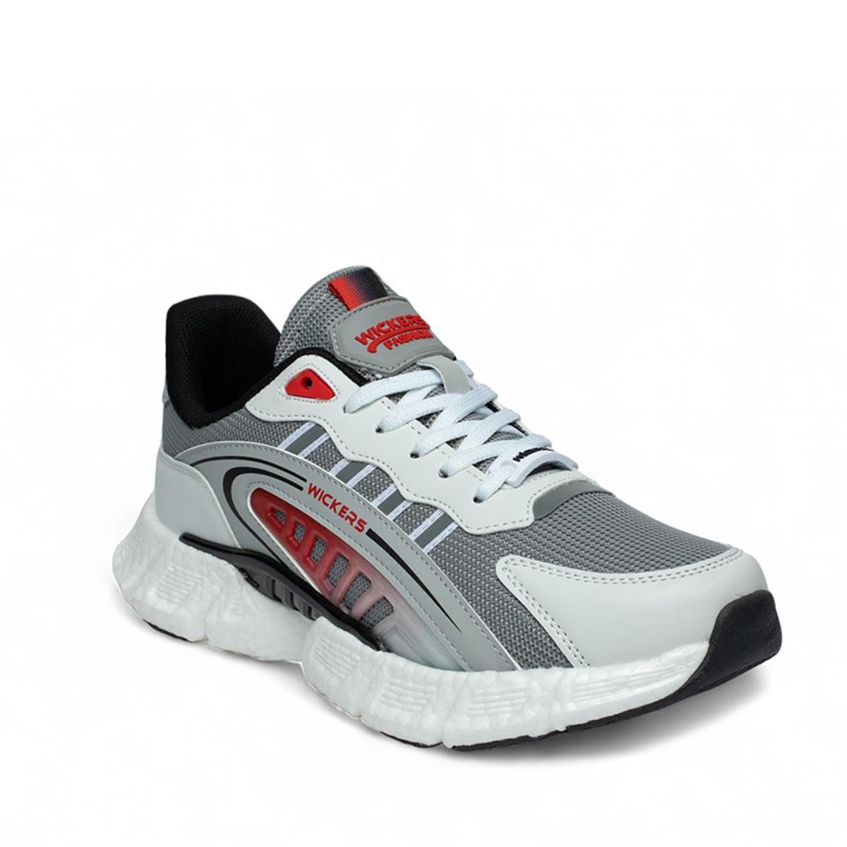 WickersWickers Erkek 2755 Gri Beyaz Kırmızı