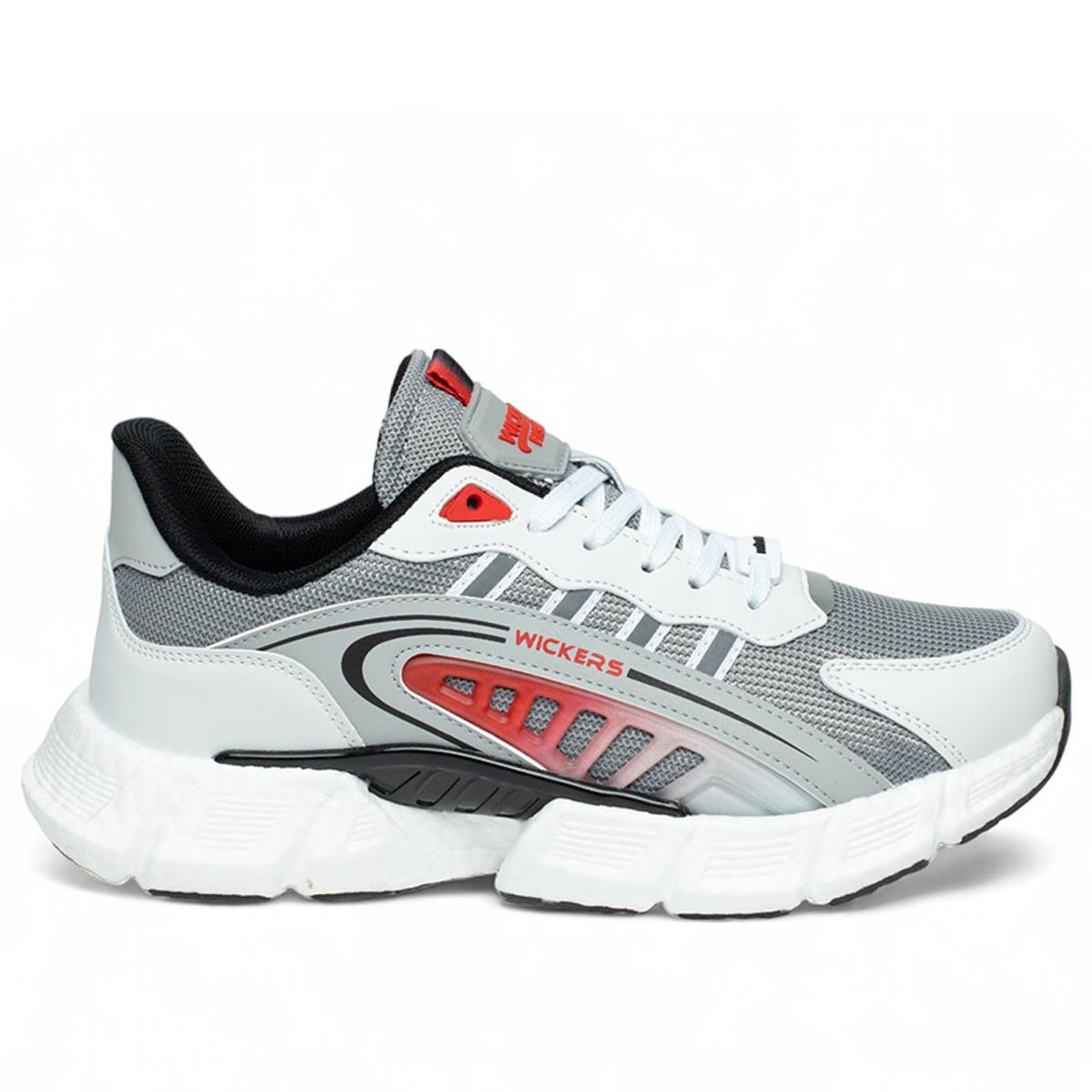 WickersWickers Erkek 2755 Gri Beyaz Kırmızı