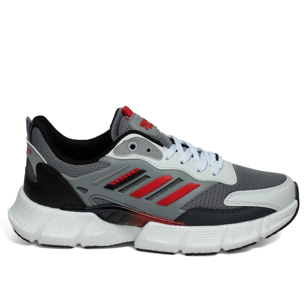 WickersWickers Erkek 2757 Gri Beyaz Kırmızı