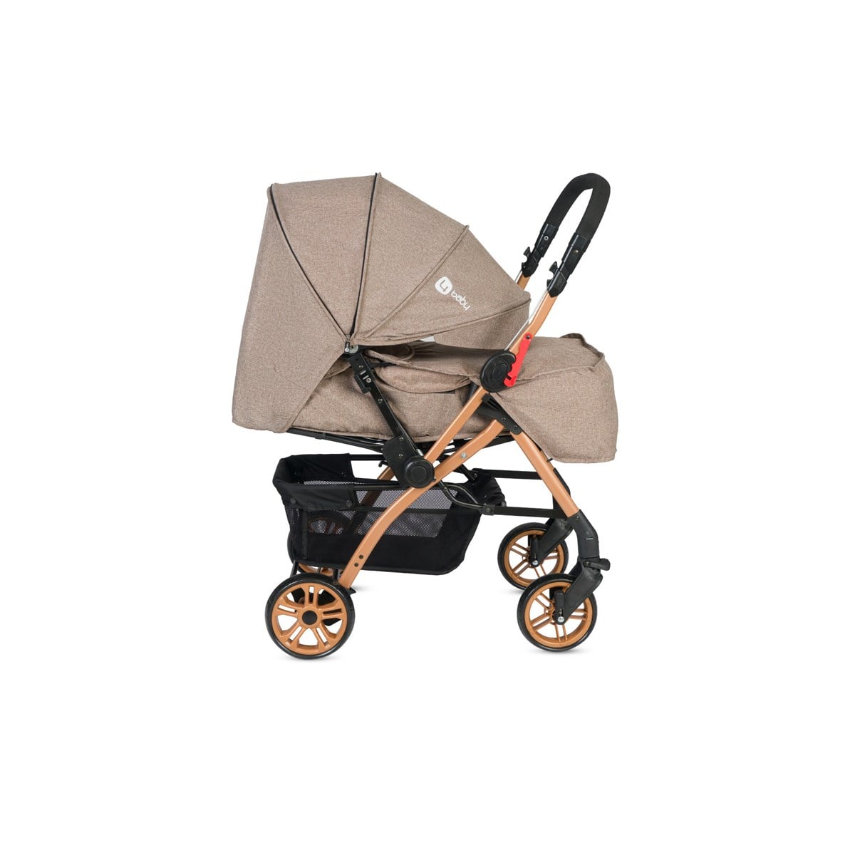 4 Baby Active Gold Çift Yönlü Bebek Arabası Antrasit