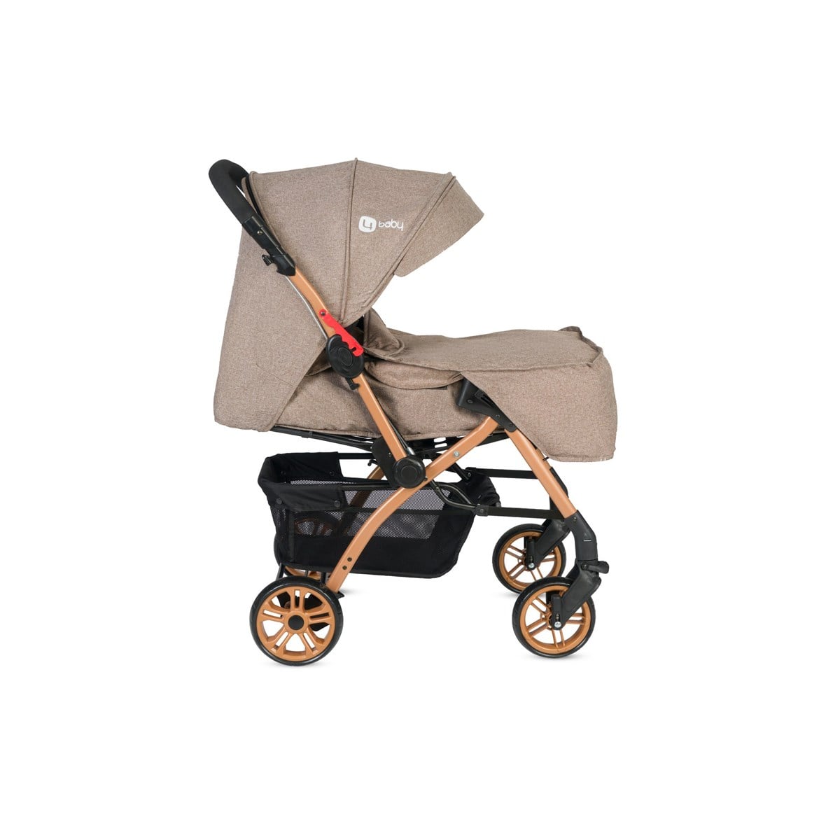 4 Baby Active Gold Çift Yönlü Bebek Arabası Antrasit