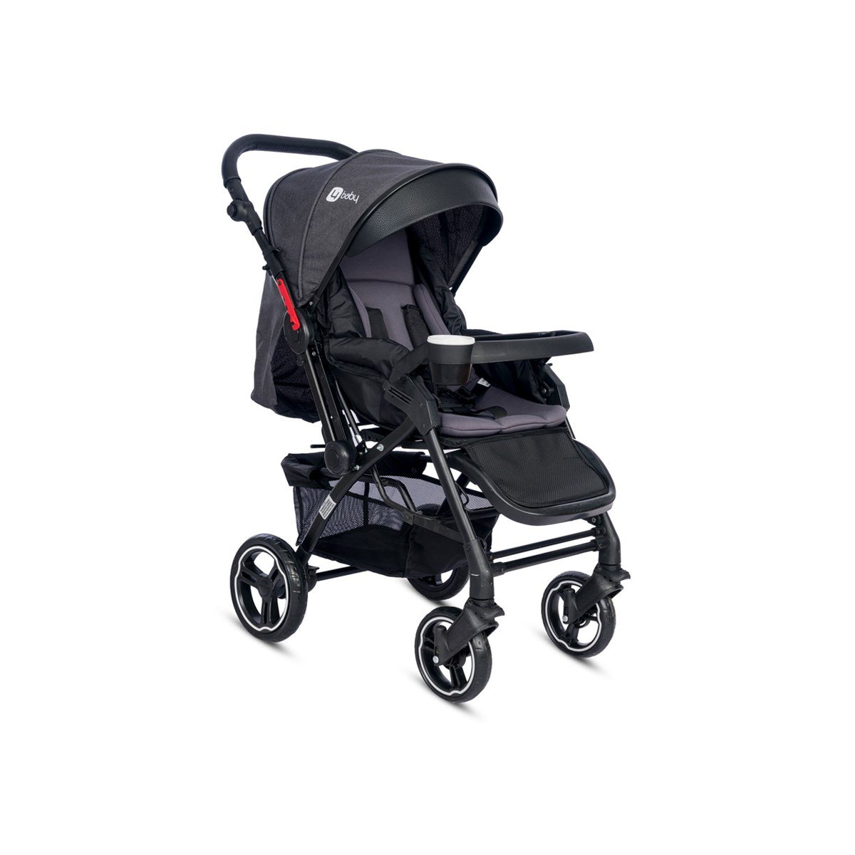 4 Baby Active Plus Çift Yönlü Bebek Arabası Antrasit