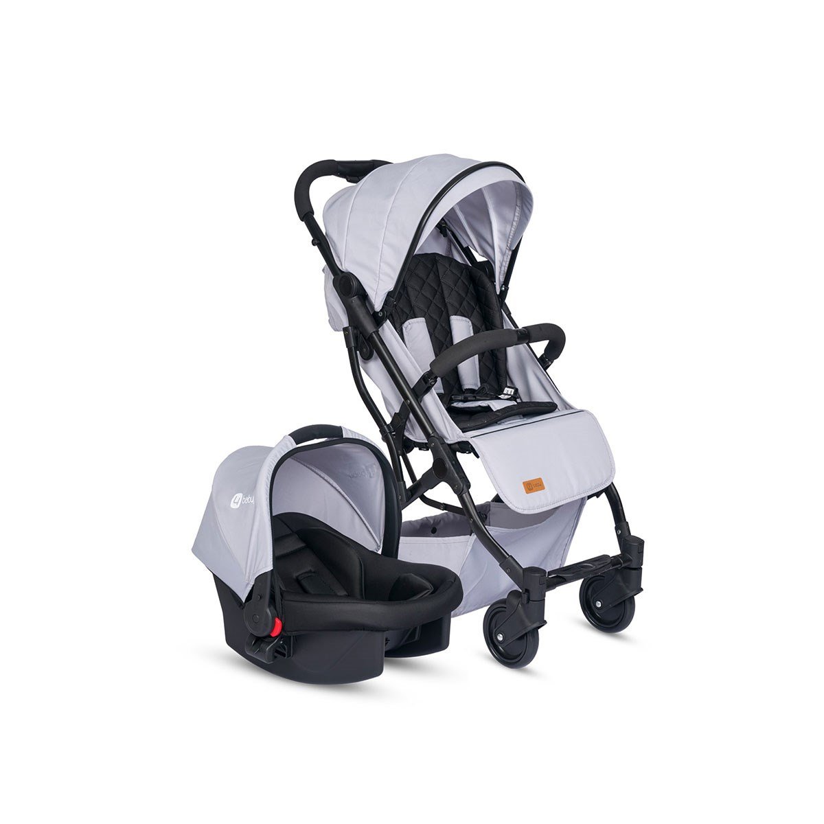 4 Baby Drone Kabin Boy Travel Bebek Arabası Gri