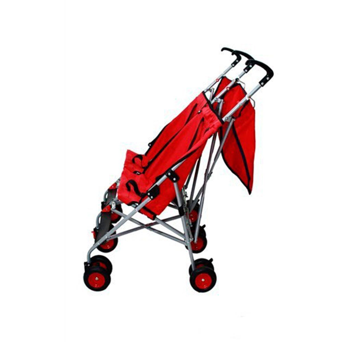Aldeba 3030 İkiz Baston Bebek Arabası Kırmızı