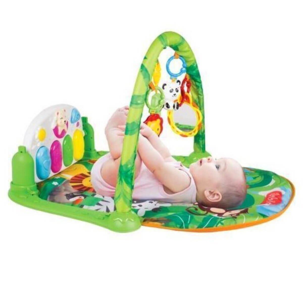 Babies Piyanolu Oyun Halısı Sevimli Orman Jimnastik Merkezi