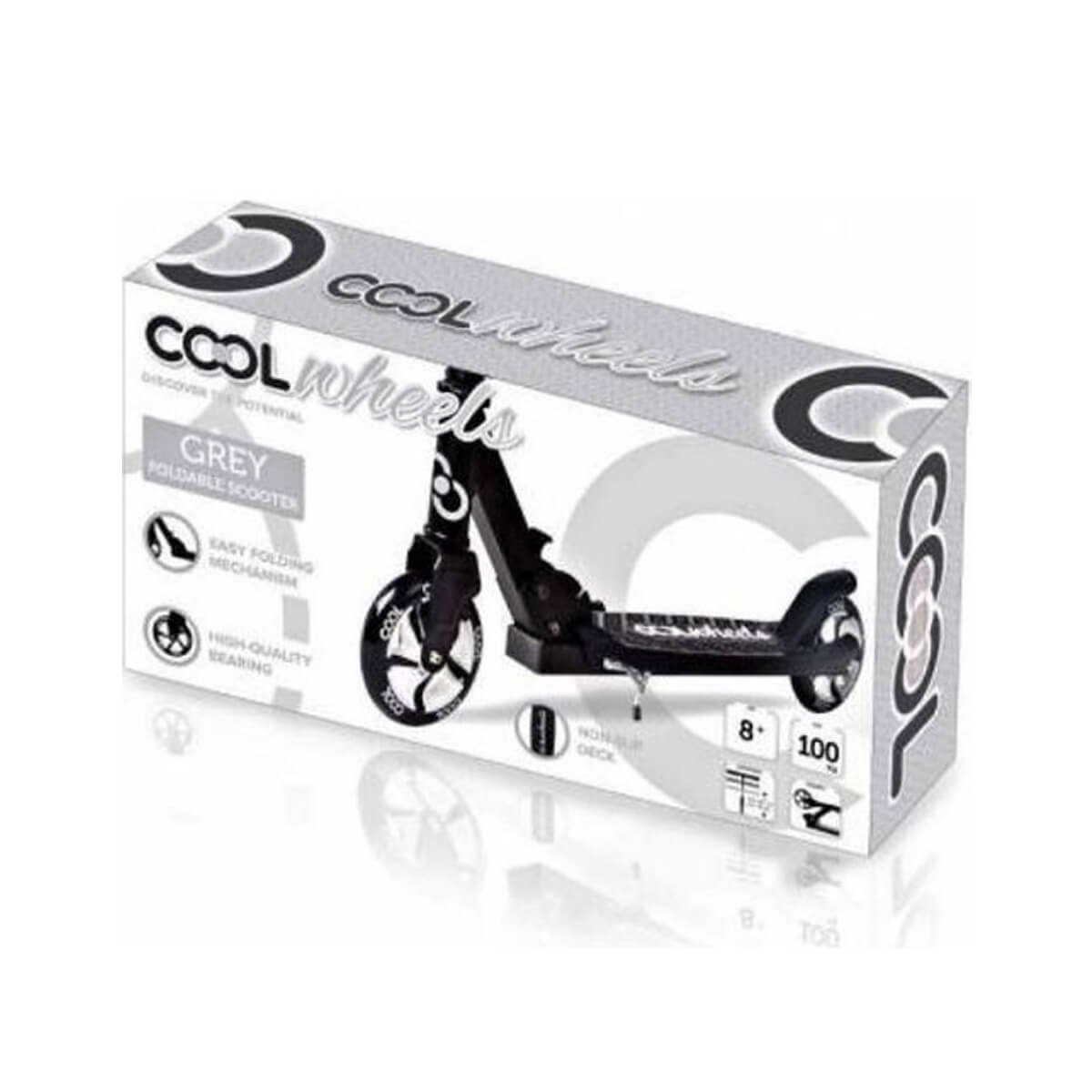 Cool Wheels 2 Tekerlekli 8+ Yaş Çocuk Scooter Gri