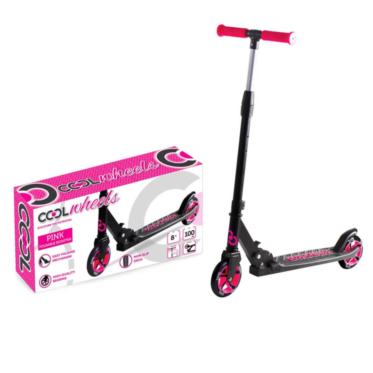 Cool Wheels 2 Tekerlekli 8+ Yaş Çocuk Scooter Pembe