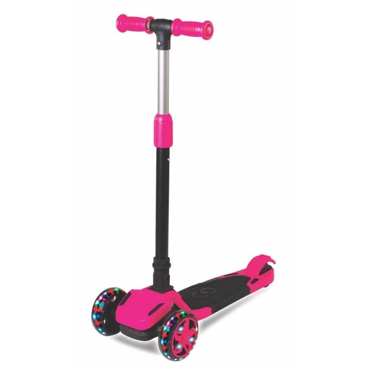 Cool Wheels Tulpar 3 Tekerlekli Işıklı Katlanır Scooter Pembe