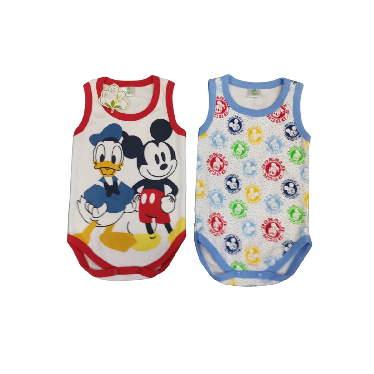 Disney Mickey Mouse Bebek Çıtçıtlı Body 2'li