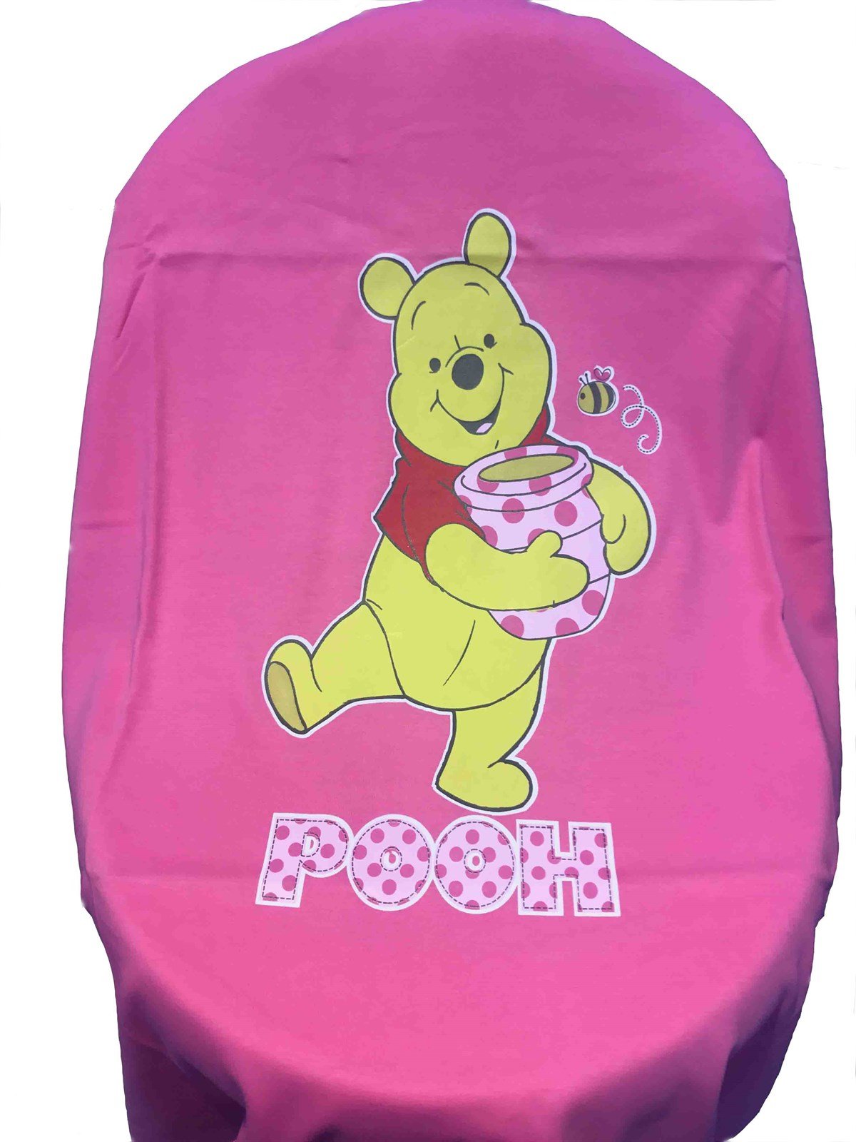 Disney Winnie The Pooh Lisanslı Penye Bebek Battaniyesi Pembe 0860