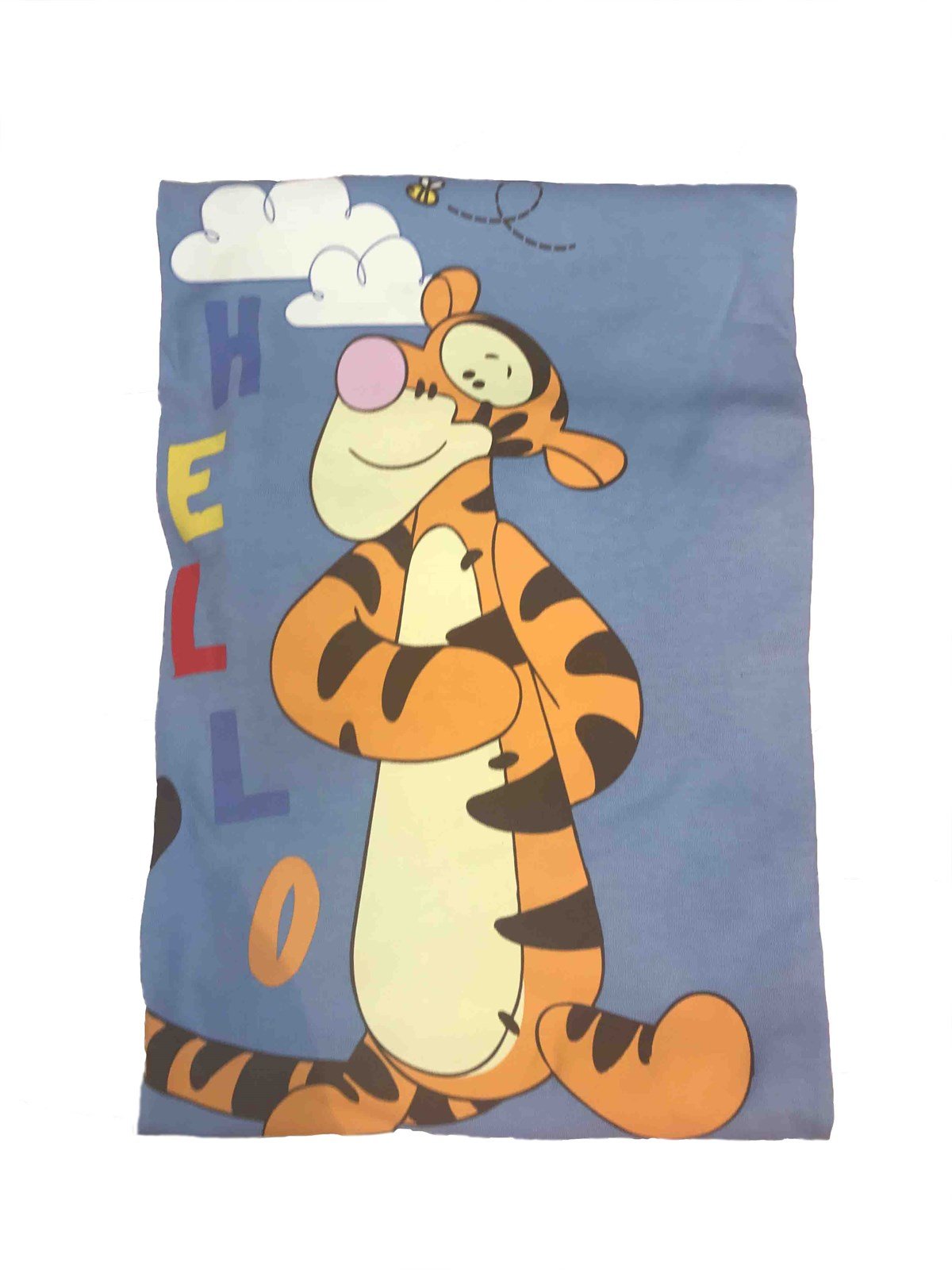 Disney Winnie The Pooh Lisanslı Penye Bebek Battaniyesi Mavi 1807A