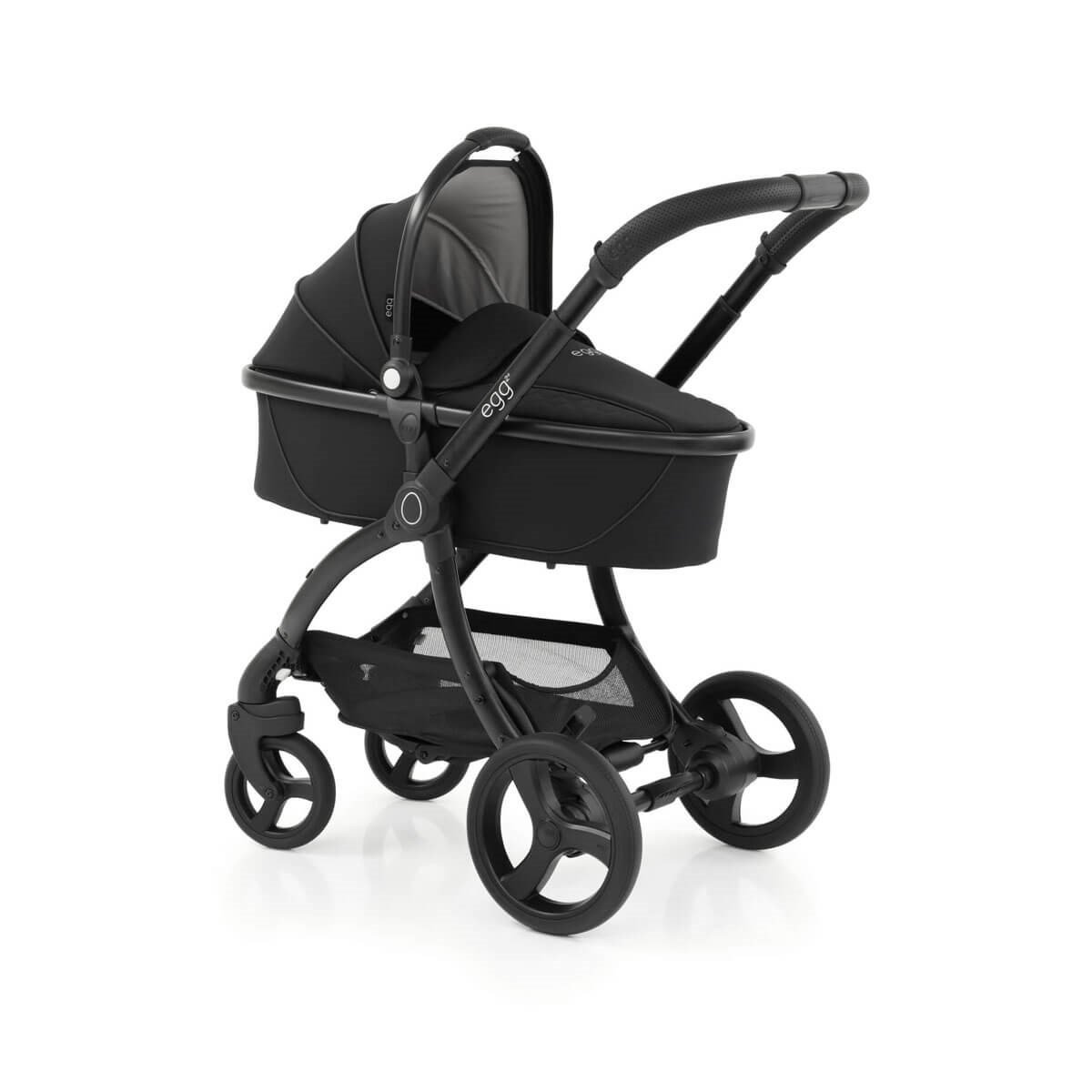 Egg2® Özel Seri Travel Set Bebek Arabası Portbebeli - Just Black
