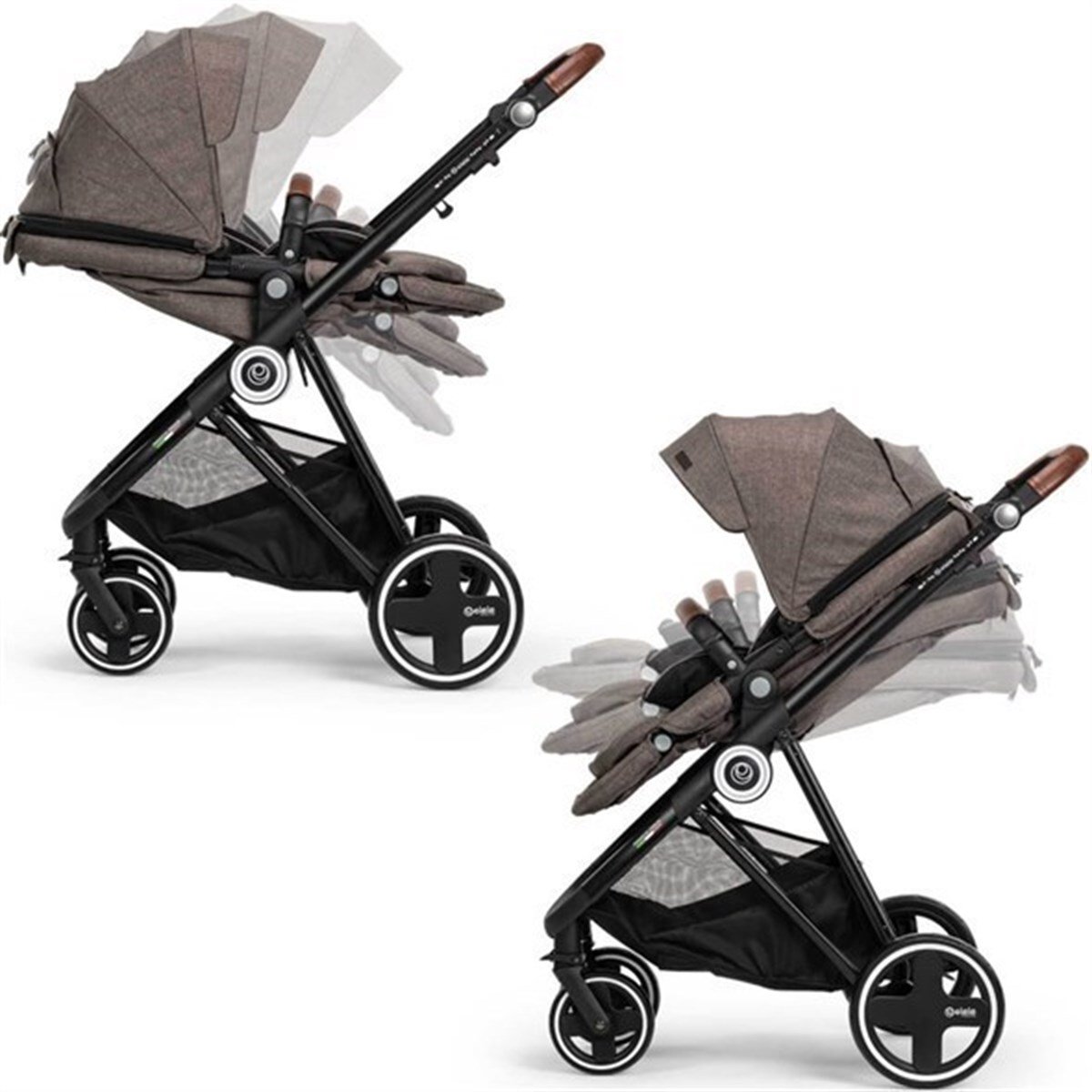 Elele Ranger 2 Travel Sistem Bebek Arabası Gri