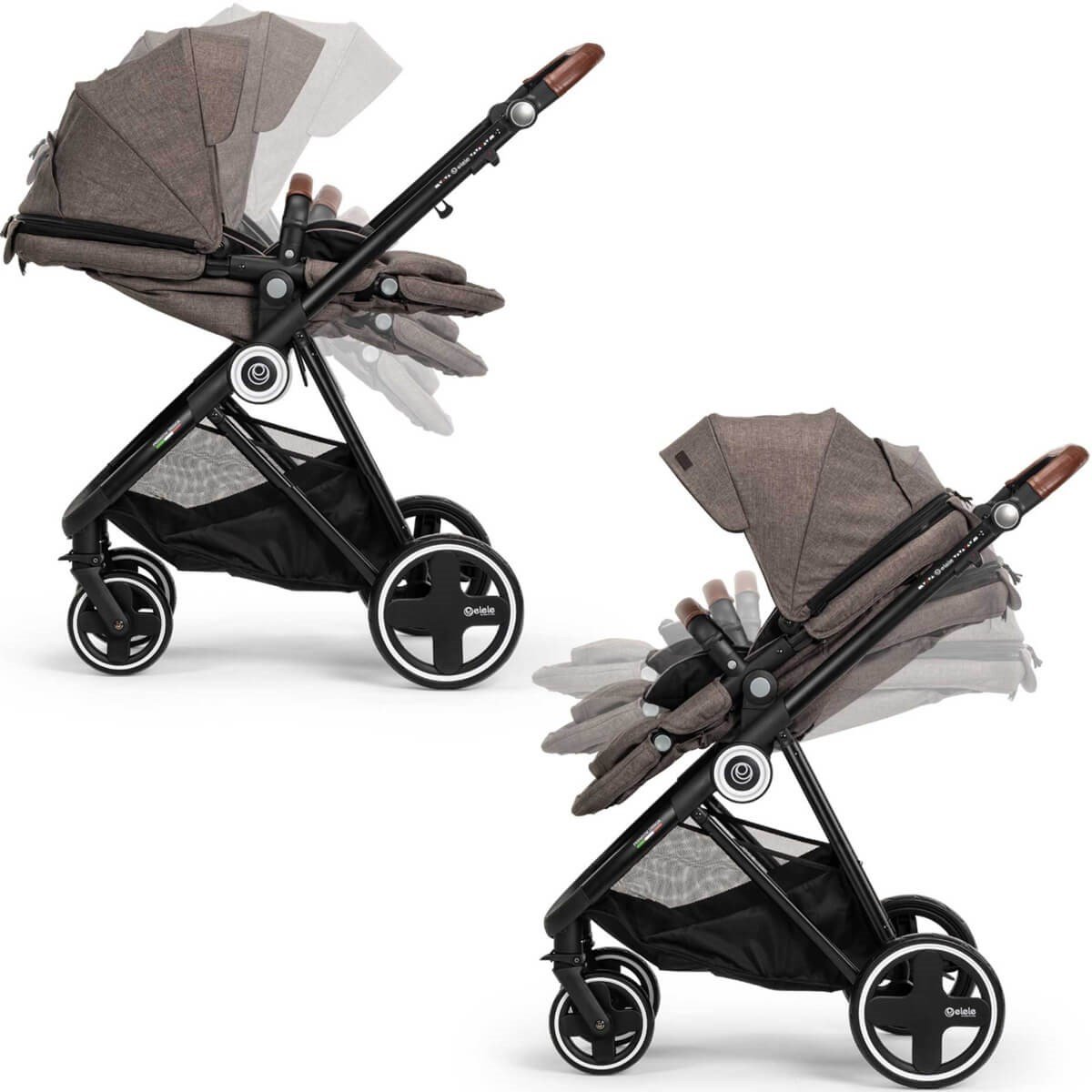 Elele Ranger 2 Travel Sistem Bebek Arabası Gri