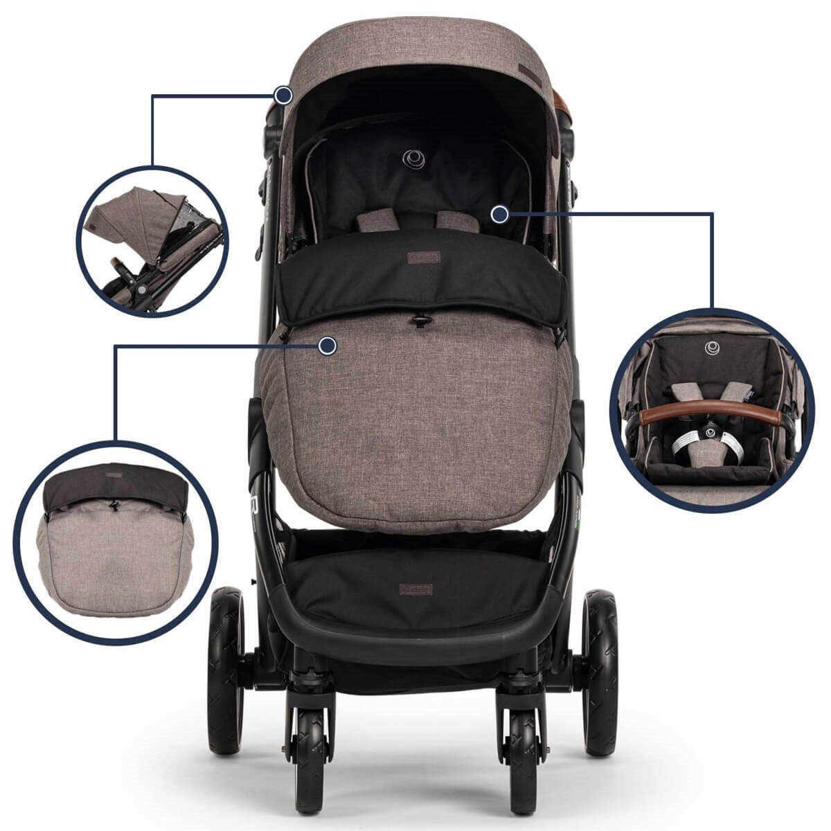 Elele Ranger 2 Travel Sistem Bebek Arabası Gri