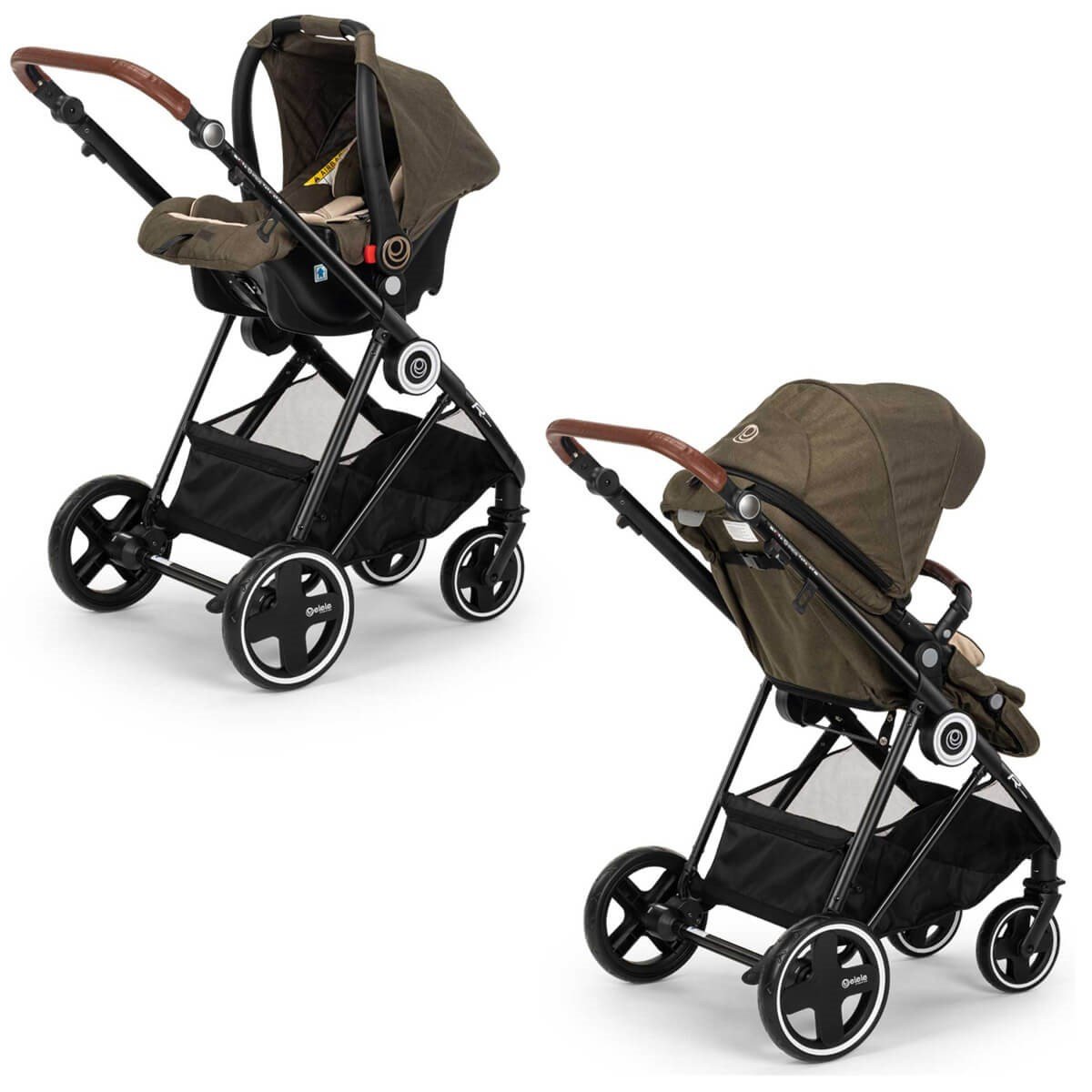 Elele Ranger 2 Travel Sistem Bebek Arabası Yeşil