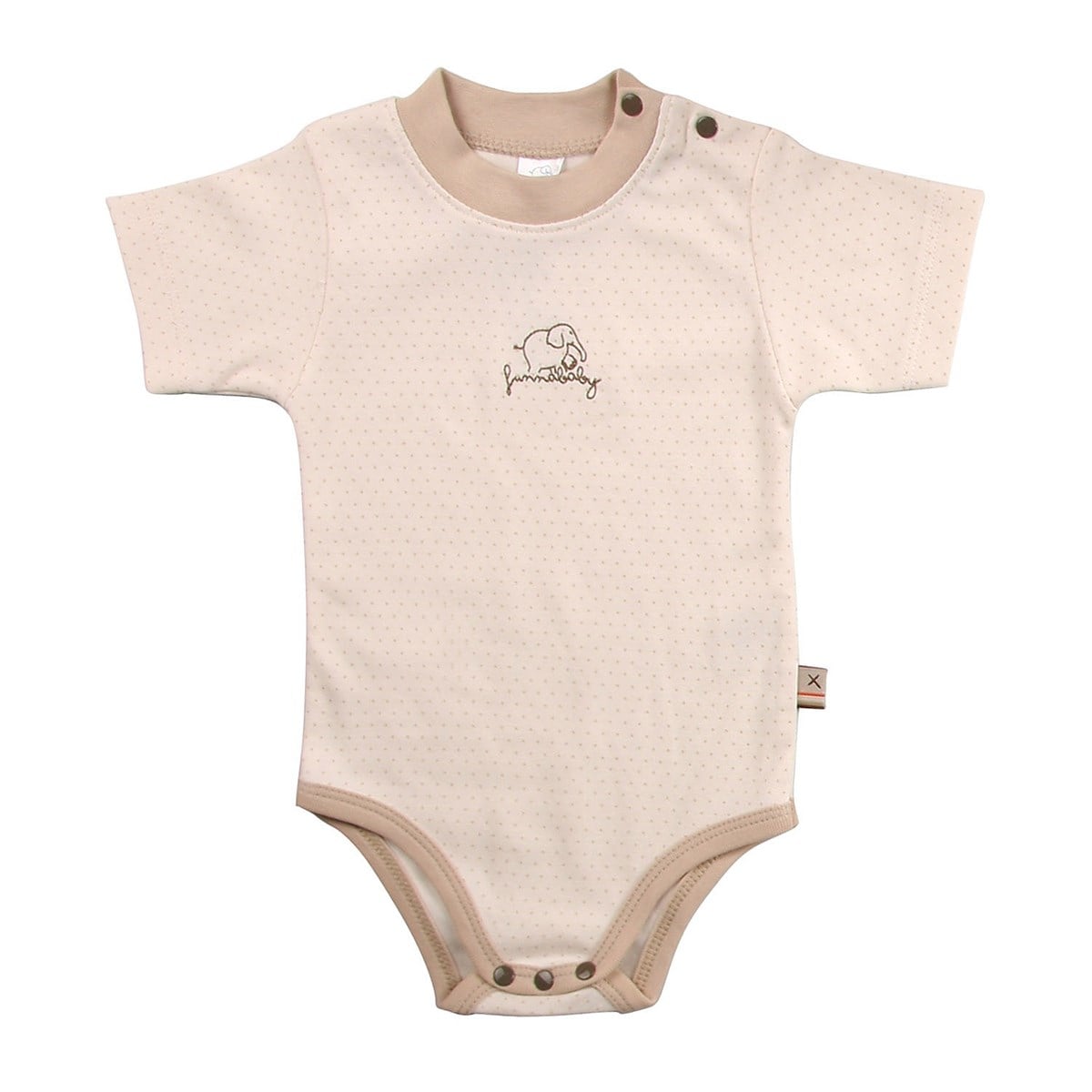 Funnababy My Bear Kısa Kollu Body Ekru 0-3 Ay Ekru