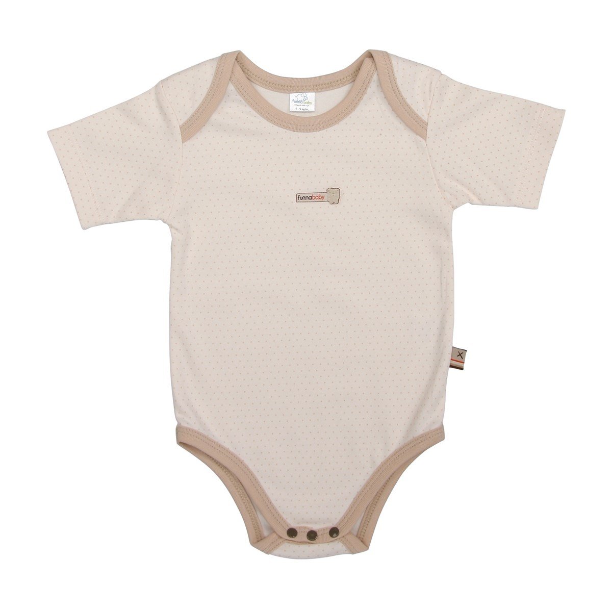 Funnababy My Bear Zarf Yaka Kısa Kollu Body 3`lü Ekru