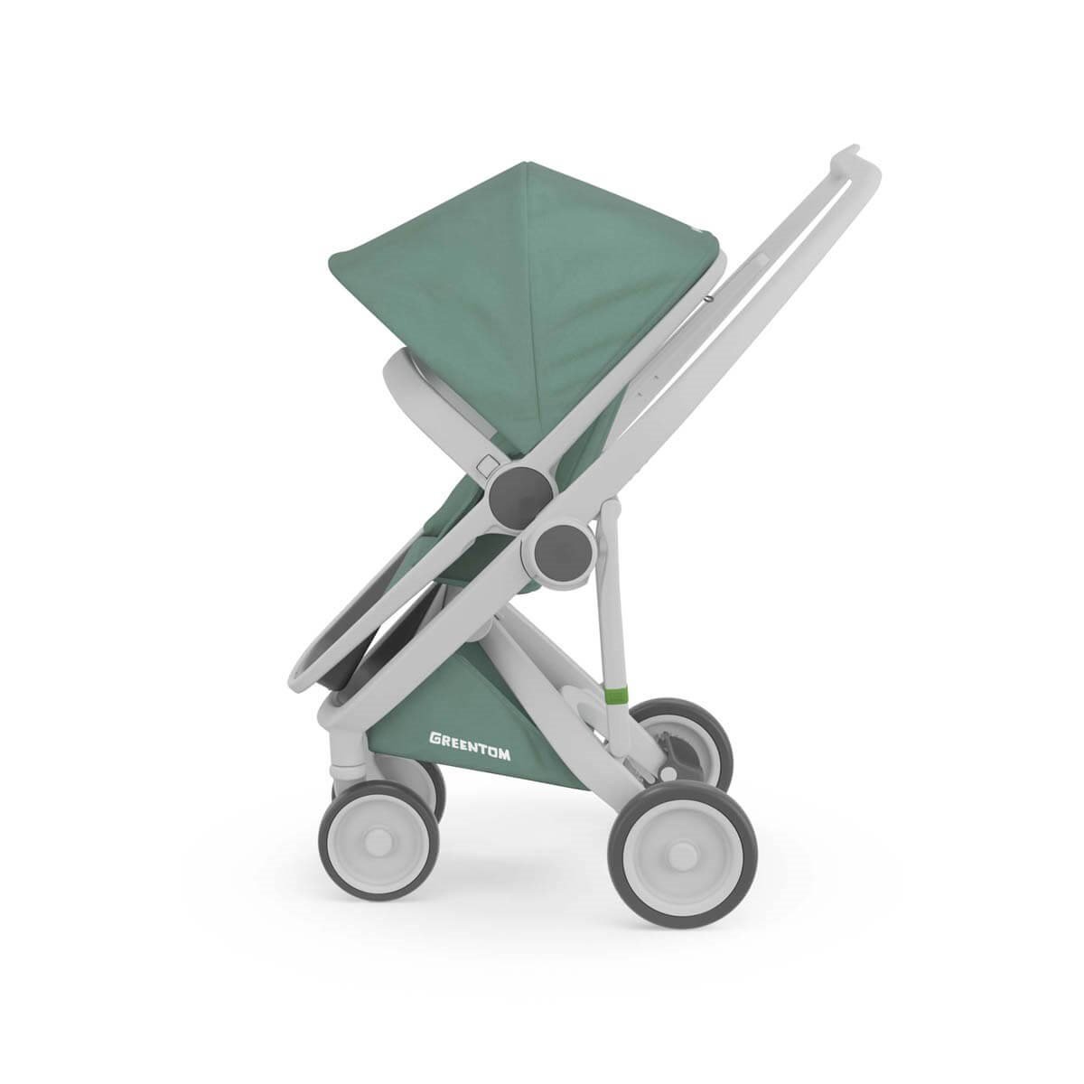 Greentom Reversible Çift Yönlü Bebek Arabası Gri Kasa Adaçayı